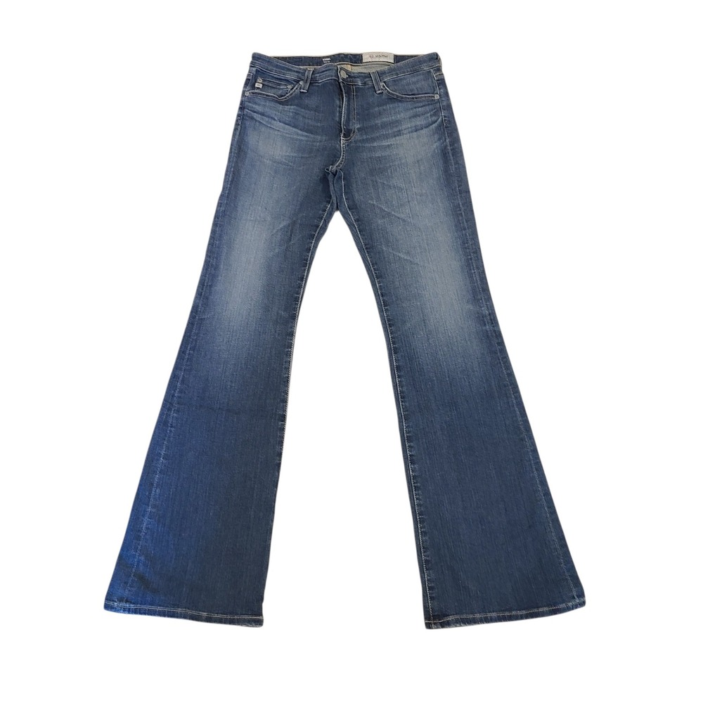 AG Adriano Goldschmied Angel Bootcut Jeans Medium Wash Blue Denim 30x32